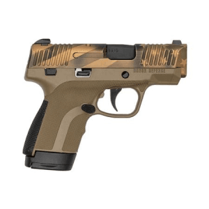 Honor Defense Honor Guard 9mm Sub-Compact Pistol with FDE Frame and Bronze USA Cerakote Slide