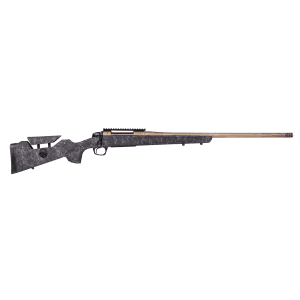 CVA Cascade Long Range Hunter 7mm Rem Mag Bolt Action Rifle - 24"" - Black/Bronze
