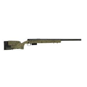 Hs Precision 2000 Htr 338 Lapua 24" 4rd Bolt Rifle W/ Muzzle Brake - Olive / Black Splatter