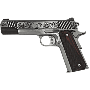 Kimber Custom 1911 Deep Engraved 45acp 5.25" 8rd Pistol - Black | Stainless