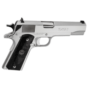 Iver Johnson 1911-A1 38 Super 5" 8rd - Stainless
