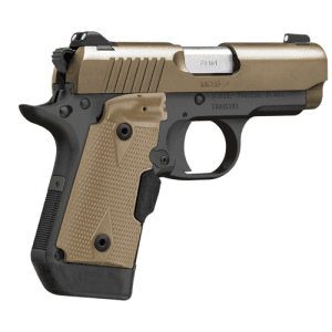 Kimber Micro 9 9mm 3.1" 6rd Pistol W/ Crimson Trace Lasergrips - Desert Tan / Black