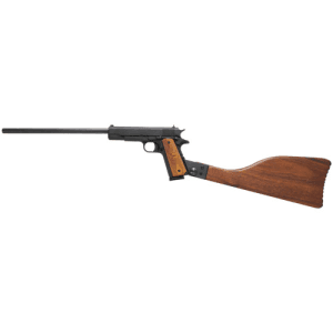 Iver Johnson 1911-A1 45 Acp 16" 8rd Semi-Auto Rifle - Black / Wood Stock