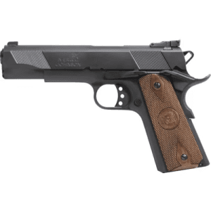 Iver Johnson 1911-A1 9mm 5" 8rd Pistol - Black / Wood Grips