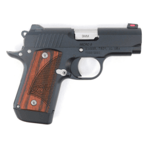 Kimber Micro 9 Rtc 9mm 3.15" 7rd Pistol | Kimpro Ii Black W/ Rosewood Grips