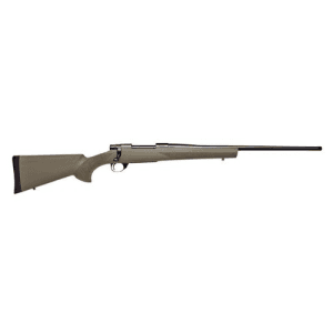 Howa M1500 Hogue 270 Win 22" 4rd Bolt Rifle W/ Threaded Barrel - Green / Black