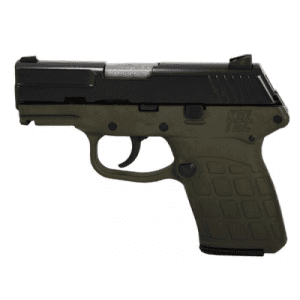 Keltec Pf-9 9mm 3.1" 7rd Blued/Od Green Grips