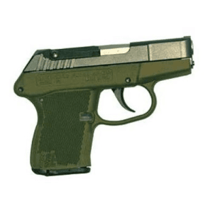 Keltec P-3at 380 Acp 2.76" 6rd Parkerized/Green Grips