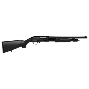Iver Johnson Pas12 12 Gauge 3" 18" 4rd Pump Shotgun - Black Synthetic