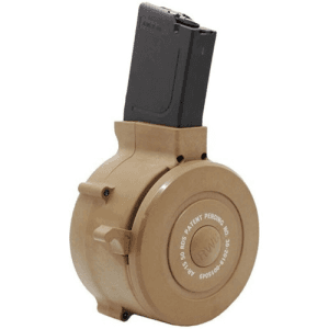 Iver Johnson Ar15 .223/5.56 50rd Drug Mag Poly - Tan