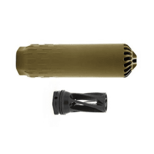 Huxwrx Safety Co Flow 6k 6mm Fde Incl 5/8x24 Muzzle Brake