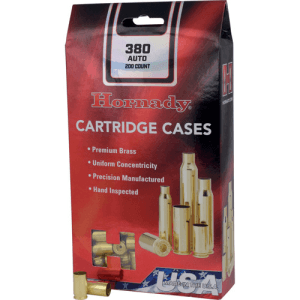 Hornady 380 Acp Unprimed Pistol Case 200rd