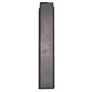 ASC AR Family Rifle Magazine Orange Follower 9mm Black Stainless Steel 32/rd