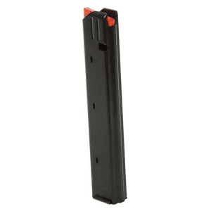 C-Products Duramag C-Products Defense Rifle Magazine 9mm Luger Black Stainless Orange Follower 9mm 32/Rd