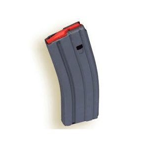 Asc Ar Family Rifle Magazine Orange Follower .223 Remington Grey Aluminum 30/Rd