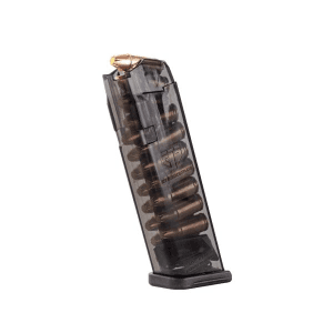 Elite-Tactical-Systems Elite Tactical Systems Carbon Smoke Handgun Magazine For Glock 17 9mm Luger 17/Rd