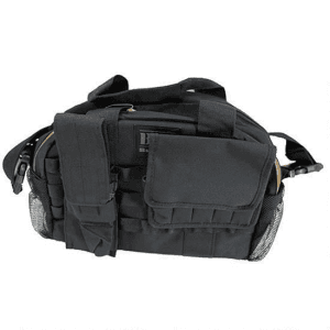 Bulldog Tactical Pistol Range Bag W/Molle Mag Pouches - Black