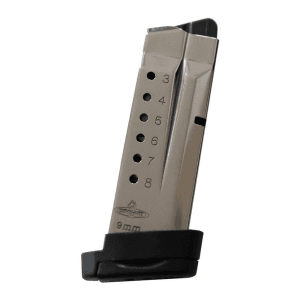 Check-Mate-Industries Check-Mate S&w Shield Compatible Handgun Magazine Stainless Steel 9mm Luger 8/Rd