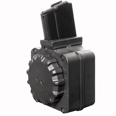 Pro Mag Springfield M1a/M14 Drum Magazine Polymer .308 Winchester - Springfield M14/M1a Drum Magazine 50-Rd .308 Win Poly Blk
