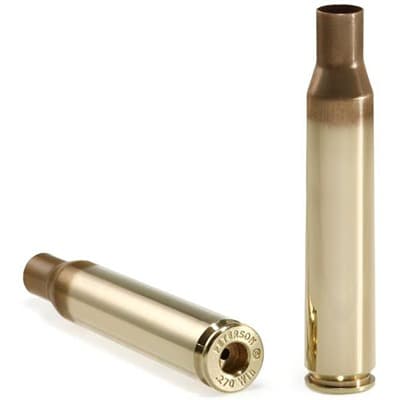 Peterson Cartridge 270 Winchester Brass - 270 Winchester Brass 50/Box
