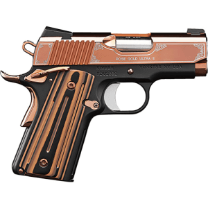 Kimber Rose Gold Ultra Ii 1911 9mm 3" 8rd Pistol - Rose Gold Pvd W/ G10 Grips