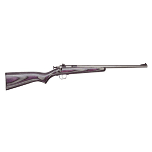 Keystone Crickett 22 Lr 16.125" Single Shot Bolt Rifle - Stainless W/ Purple Wood Laminate Stock