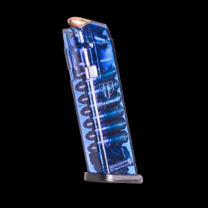 Elite-Tactical-Systems Elite Tactical Systems (Ets) Handgun Magazine Blue For Glock 17/18/19/19x/26/34/45 Gen 1-5 9mm Luger 17/Rd