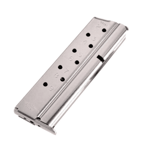 Chip-Mccormick Chip Mccormick Custom Match Grade Full Size 1911 Handgun Magazine Stainless Steel 9mm Luger 9/Rd