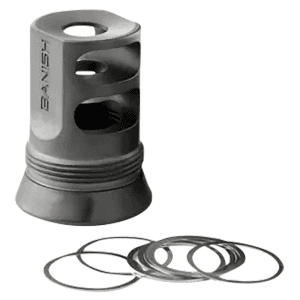 Banish 4578 30-Gold Muzzle Brake 1/2x28 Black