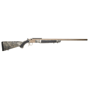 Cva Accura Lr-X Muzzleloader Rifle .45 Cal 30" 3/4x20 Threaded Barrel Fde Nitride Truetimber Strata Pic Rail & Variflame