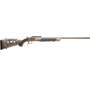 Cva Accura Lr-X Muzzleloader Rifle .50 Cal 30" 3/4x20 Threaded Barrel Fde Nitride Truetimber Strata Pic Rail & Variflame