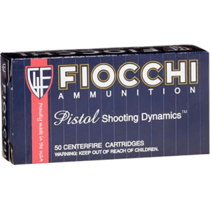 Fiocchi 357B Pistol Shooting Dynamics 357 RemMag 158 GR Semi Jacketed Hollow Point - 50rd Box